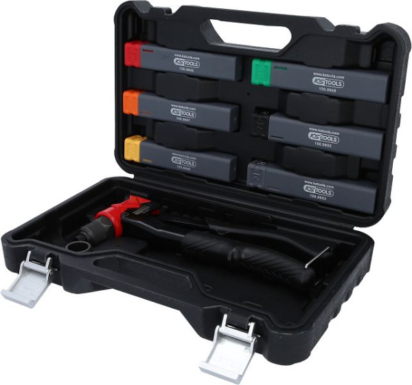 KS Tools Jeu de riveteuses manuelles 3 en 1, 12 pièces, 150.9850