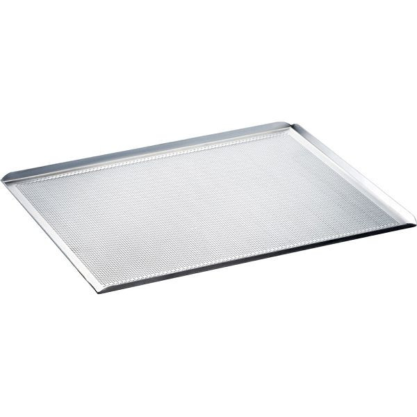 Plaque de cuisson industrielle FM, perforée, 430x340 mm, FM994301