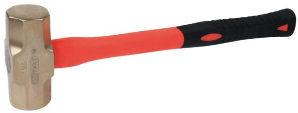 KS Tools Marteau de mine BRONZEplus 1000 g, avec manche en fibre de verre, 963.2086