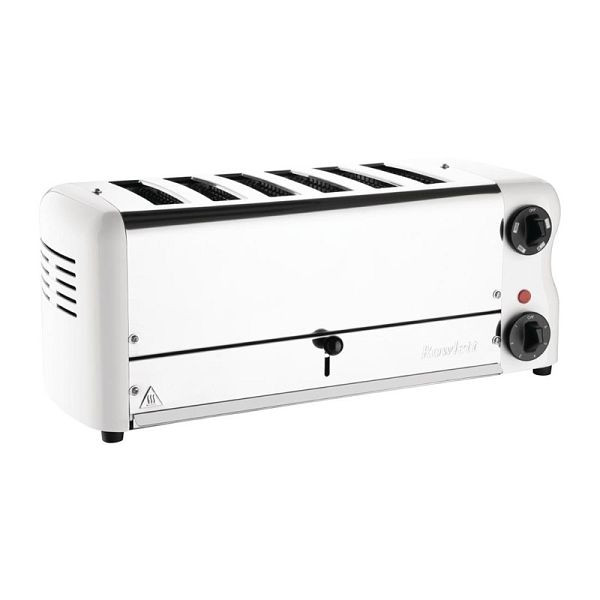 Rowlett Toaster Blanc 6 fentes avec 2 éléments supplémentaires et cage sandwich, CH186