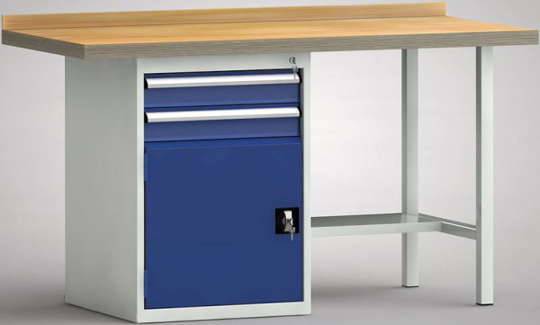 Etabli standard KLW - 1500 x 700 x 840 mm L x P x H, WS184N-1500M40-E7022