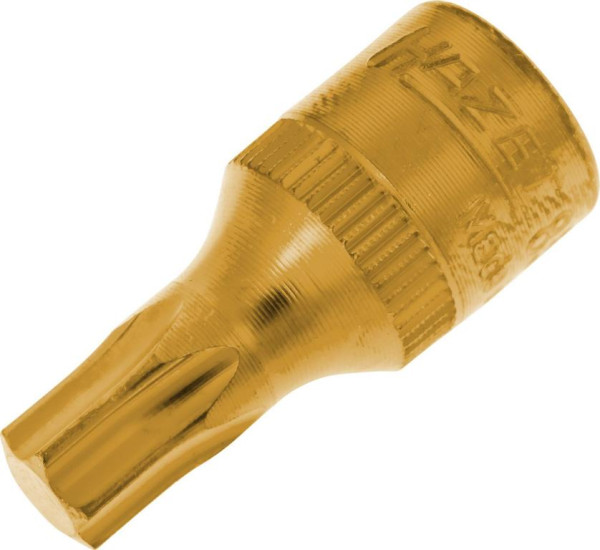 Douille tournevis Hazet TORX®, carré creux 6,3 mm (1/4 pouce), profil TORX® intérieur, T40, 8502-T40