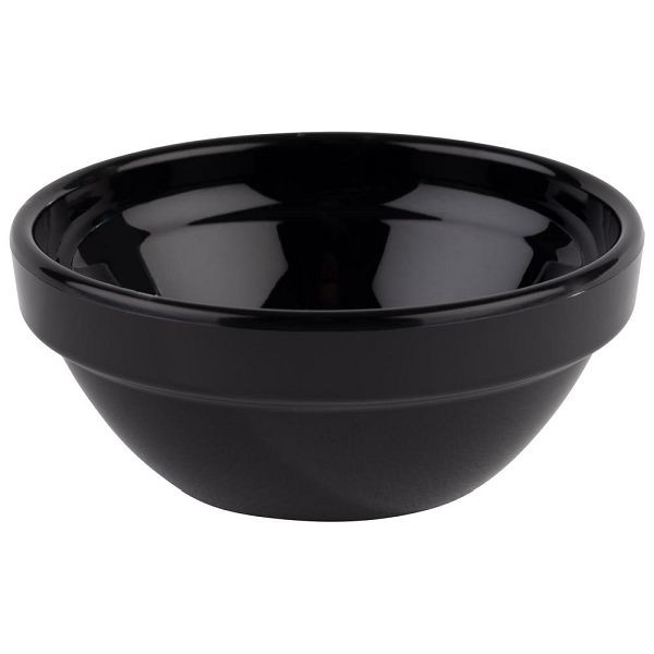 Bol APS -FRIENDLY BOWL- Ø 7,5 cm, hauteur : 3,5 cm, 50 ml PET, noir, paquet de 12, 79019
