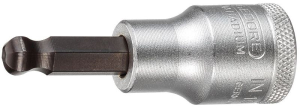 Embout de tournevis GEDORE 1/2'' à tête sphérique, pour vis à six pans creux, 12 mm, 1621513
