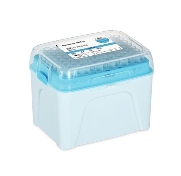 Pointe de pipette IKA, 1000 µl, transparente, Tip m box, UE : 1920 pièces, 0020101788