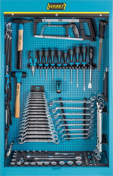 Armoire à outils HAZET avec assortiment, nombre d'outils : 116, 111/116