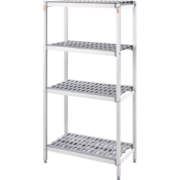 Étagère de rangement en aluminium Stalgast, 900x460x1680 mm (LxPxH), LT1146090