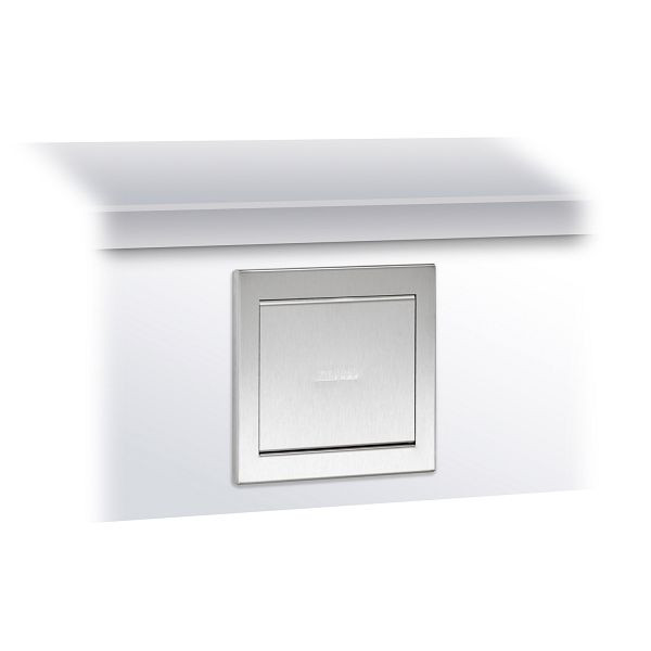Wagner EWAR volet d'insertion WP130 en acier inoxydable, surface polie mate, 727658