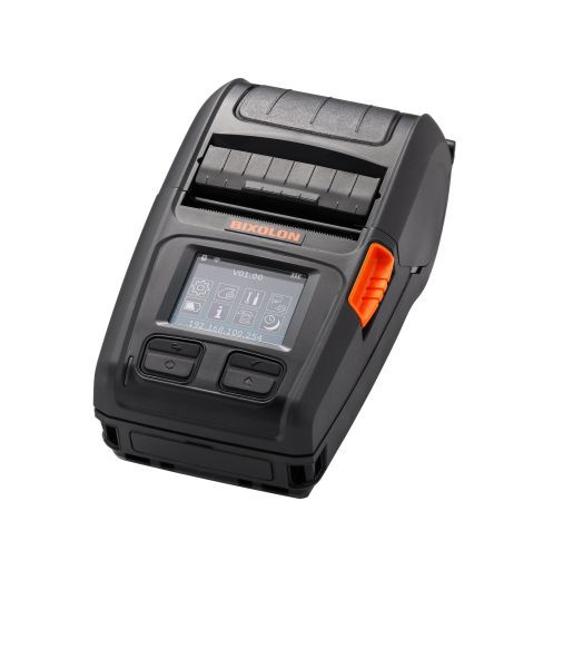Imprimante d'étiquettes d'identification de voiture industrielle mobile Bixolon, 2 pouces, largeur d'impression 58 mm, Bluetooth, compatible iOS, WLAN, XM7-20iWK