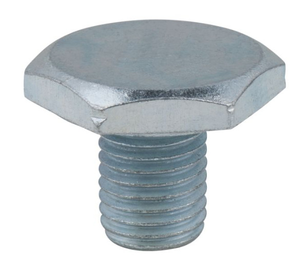 KS Tools vis de vidange d'huile, six pans extérieurs 21 mm, M10x1,25x13 mm, lot de 1, 430.0015