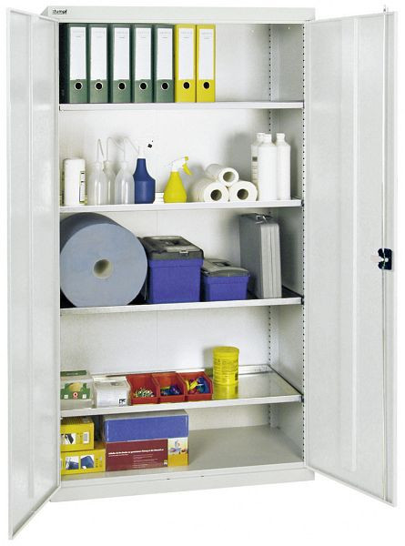 armoire à outils et matériaux contondants série 2000, 7035/7035, 4 étagères partout, 2008007