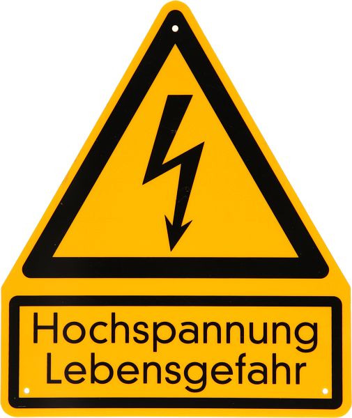 KS Tools panneau d'avertissement haute tension, danger de mort, 117.2483