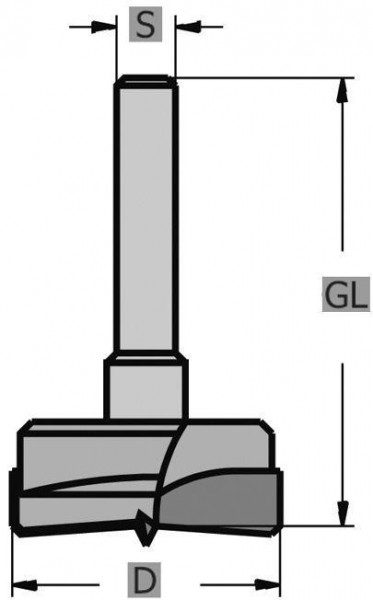 Perceuse à culasse Edessö HW, A: 30, GL: 60, C: 8, 129530008