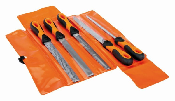Jeu de limes Bahco, ergo, 5 pièces, 200 mm, coupe 2, 1-477-08-2-2