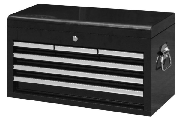 Boîte à outils Metra, accessoire, grande, avec 6 tiroirs, noir, 10269