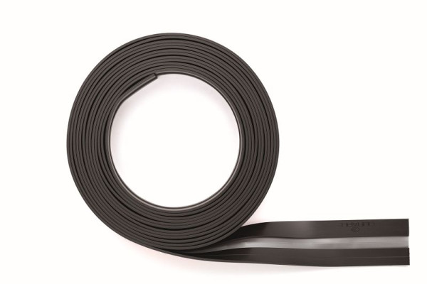 Bande de serrage magnétique autocollante DURABLE DURAFIX® ROLL 5 m, à découper sur mesure, argent, 470823