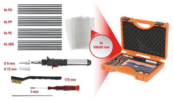 KS Tools jeu de fers à souder en plastique, 33 pièces, 960.1115