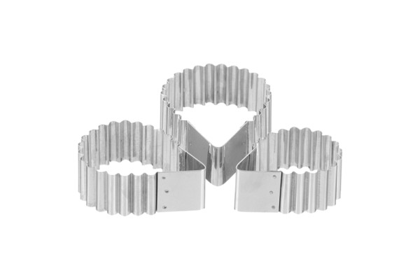 Set d'emporte-pièces sur mesure "IGEL", inox, 67 / 75 / 90 mm, hauteur 30 mm, 199886
