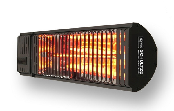 Schultze Chauffage IR / Chauffage de terrasse avec télécommande, 2000 W 230 V, IR TH2000RB