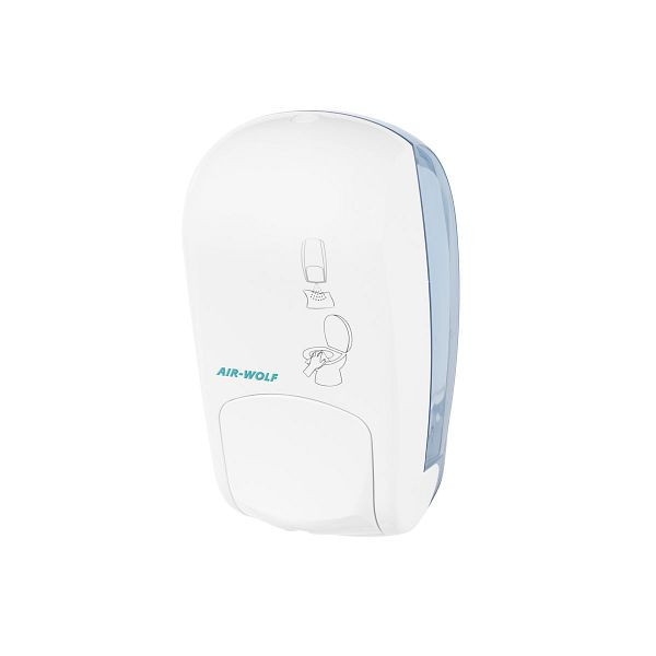 Nettoyant pour sièges de toilettes Air Wolf, série Beta, montage mural, blanc, 1 000 ml, plastique ABS, série Beta, 30-118