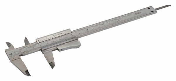 Pied à coulisse Bahco 150 mm pour mesure intérieure, extérieure et de profondeur, 1150-1/2H/P