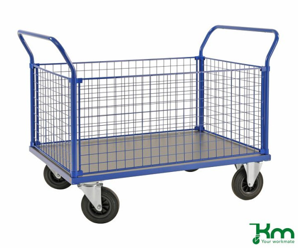 Chariot à bagages Kongamek, 2 roues avec freins, 1366 x 800 x 1020 mm, KM235-3B