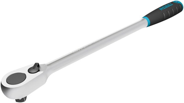 Hazet HiPer cliquet réversible à dents fines, long, carré plein 12,5 mm (1/2 pouce), 916HPL
