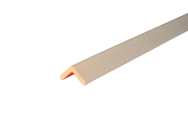 Protection d'angle Knuffi, profil d'avertissement et de protection type H+, blanc, 1 mètre, PH-11317