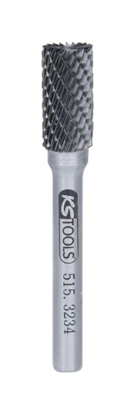 KS Tools Fraise cylindrique HM forme A avec coupe droite, 10 mm, 515.3234
