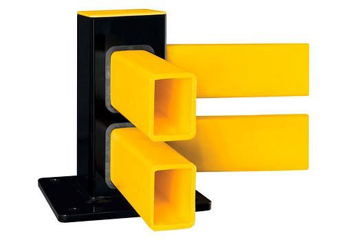 Poteau de support Moravia pour barrière de sol hybride, coin, 284931
