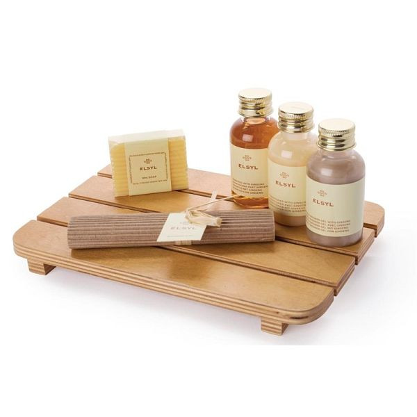 Plateau boléro en bois pour articles de toilette, GR388