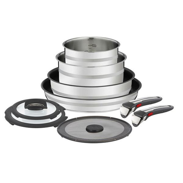 Ensemble poêle/casserole Tefal Jamie Oliver By Tefal Ingenio avec accessoires, L9769932