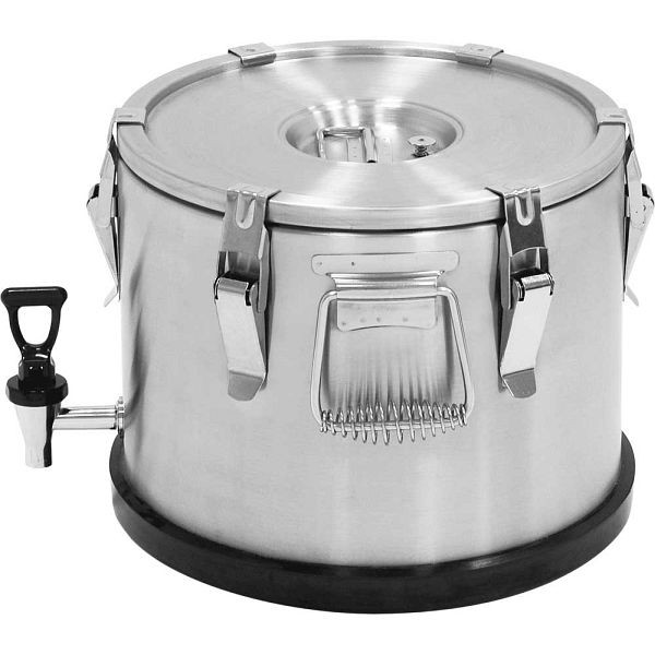 Thermos Stalgast 15 litres inox avec robinet de vidange, LT0207150