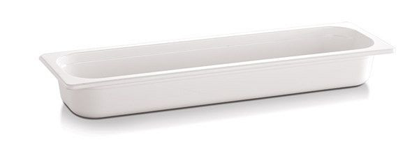 Récipient APS GN 2/4 -ECO LINE-, 53 x 16,2 cm, profondeur : 65 mm, mélamine, blanc, 3 litres, 83755
