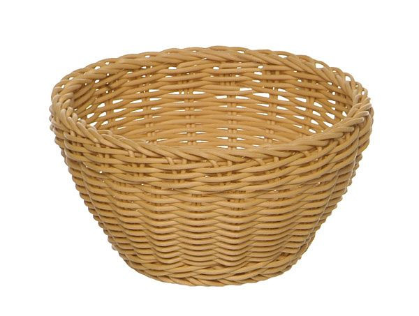 Panier APS, rond, Ø 16 cm, hauteur : 8 cm, polypropylène, beige clair, -PROFI LINE-, 50600