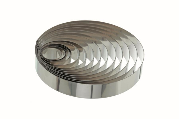 Cercle à gâteau Schneider inox, Ø 75 mm, hauteur 40 mm, 163075