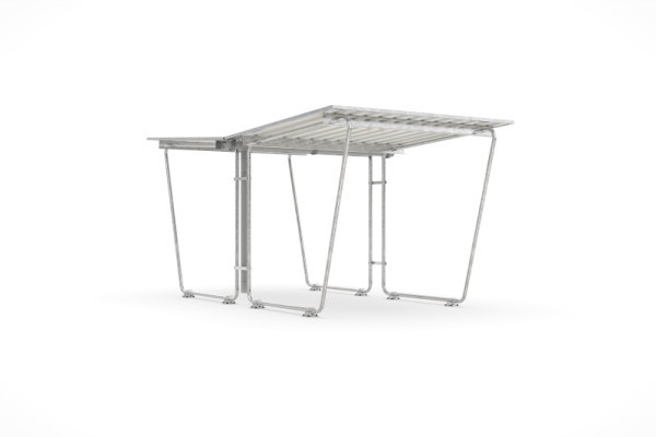 Toiture WSM Siegen S26 galvanisée en kit, 102001582