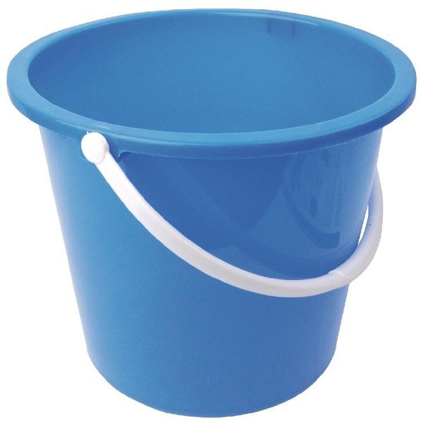 Seau plastique Jantex bleu 10L, CD804