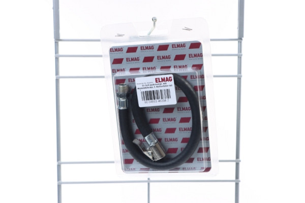 Tuyau ELMAG GI complet avec raccord momentané pour gonfleur de pneu 60 D, 46238
