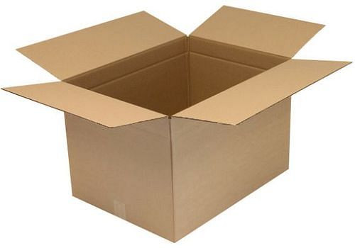 Boîte pliante en carton ondulé TransPak 1 paroi, dimensions intérieures 600 x 450 x 400 mm, format A2, qualité 1,30C, paquet : 25 pièces, 299422