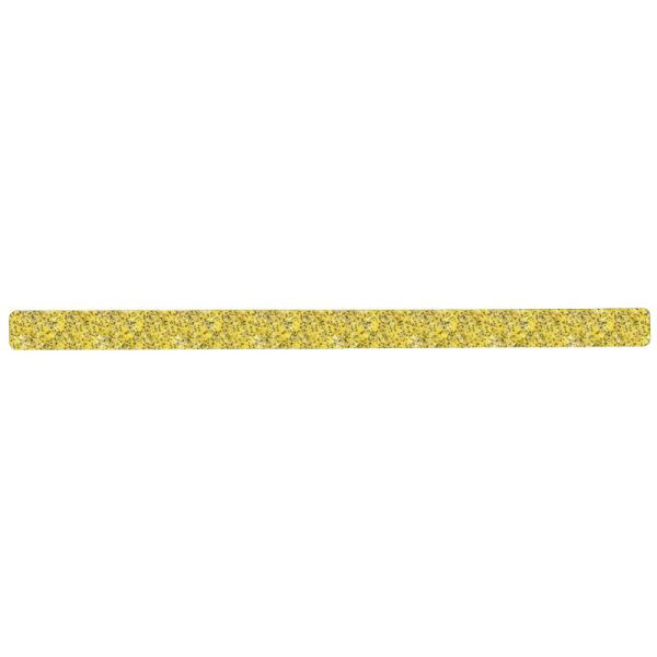 m2 revêtement antidérapant Public 46 bandes individuelles jaunes 50x800mm, UE : 10 pièces, M9GV100501