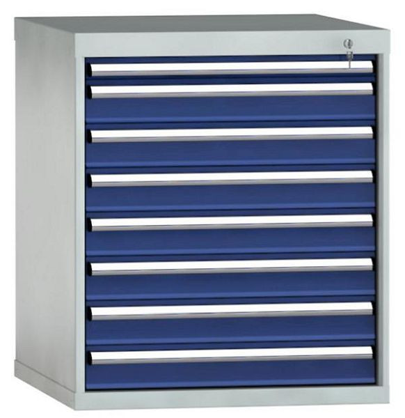 Armoire à tiroirs KLW 850 x 725 x 750 mm H x L x P, dimensions d'installation : 750 mm, division : 36x36 unités, SGB0850-08EP-001