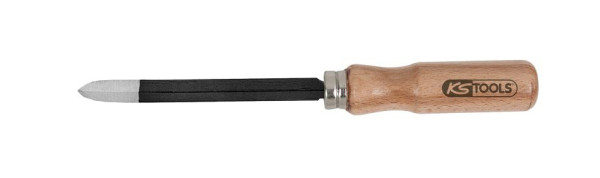 KS Tools grattoir solide triangulaire d'ingénierie de précision, 160 mm, 150.3257