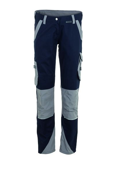 Pantalon femme Planam Norit, noir bleu/zinc, taille 50, 6419050