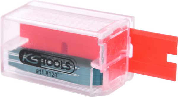 Lames de grattoir en plastique de rechange KS Tools, paquet de 10, 911.8128