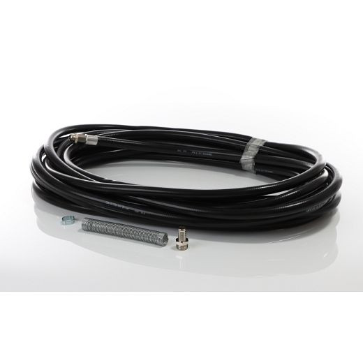 Tuyau ELMAG GI 13x19 mm, 15 m complet pour ROLL AIR INDUSTRIE OPEN 15Entrée : AG 1/2'Sortie : Joint tournant AG 3/8', 9402335