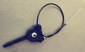 ELMAG manette des gaz + câble complet, pour pilonneuse TCB64, 9602003