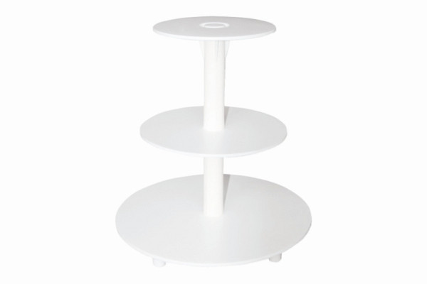 Présentoir à gâteaux à étages Schneider, 3 étages, plastique, 200103