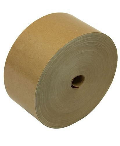 Ruban adhésif humide TransPak, sans support en carton, 70 mm de large x 200 m, 70 g/m², paquet : 12 rouleaux, 299547