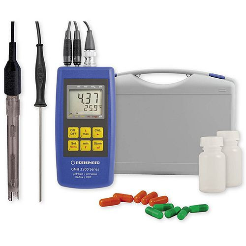 Greisinger GMH 3551-SET100 kit complet pour mesure de pH/température, 475742